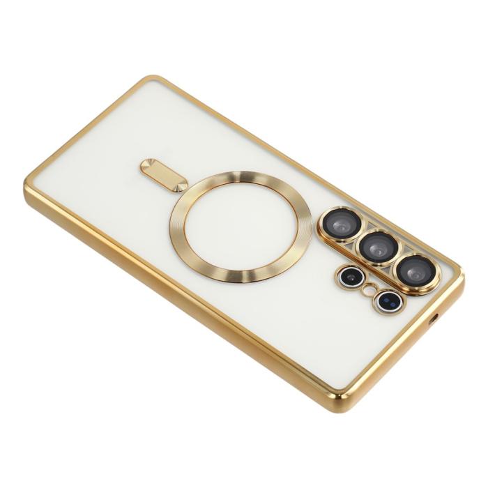 Bild 5,  Samsung Galaxy S26 Ultra Skal MagSafe Electroplated TPU Guld
