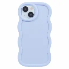  iPhone 15 Mobilskal Wavy Lila