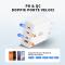 Tech-Protect Tech-Protect 140W Väggladdare PD QC3.0 USB-C/USB-A Vit