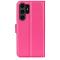  Samsung Galaxy S24 Ultra Fodral Läder Litchi Rosa