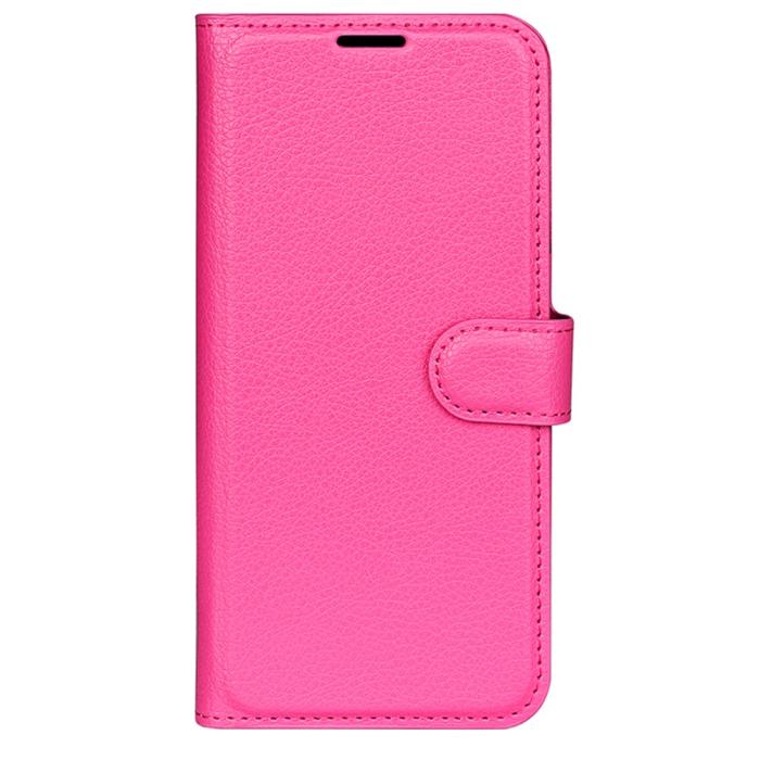 Bild 5,  Samsung Galaxy S24 Ultra Fodral Läder Litchi Rosa
