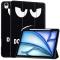  iPad Air 13 2026-2024 Tri-Fold Fodral Pennhållare Dont Touch Me