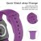 ColorPop Apple Watch 42/44/45/46/49 mm Silikon Armband (M/L) Lila