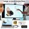  8K 60Hz 90° Uppvinkel HDMI Hane - HDMI 2.1 Hona Adapter Blå