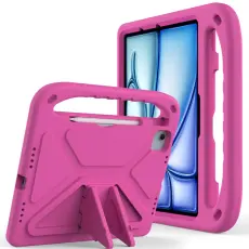  iPad Pro 11 2025/2024/Air 11 2026-2024 Skal EVA Kickstand Rosa