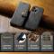 DG.MING DG.MING iPhone 15 2in1 Magnet Fodral / Skal Grå