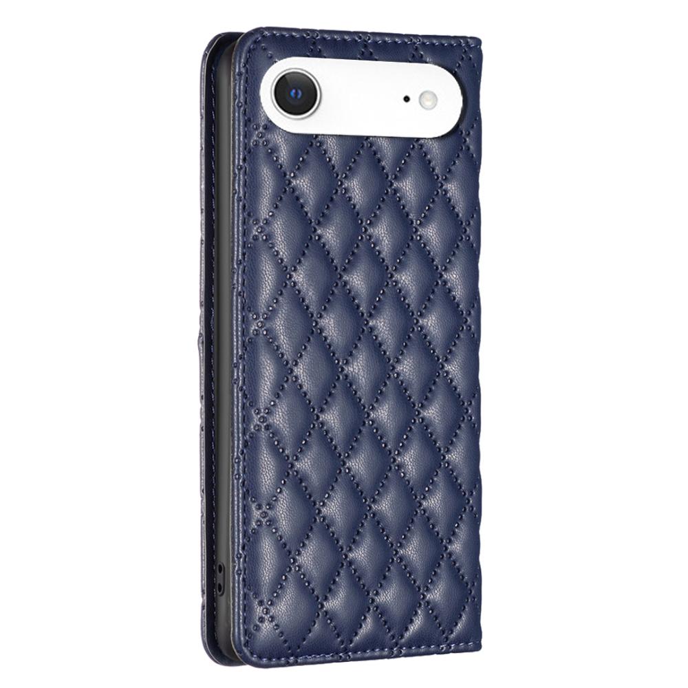 BINFEN BINFEN iPhone Air Fodral Diamond Flip Läder Blå