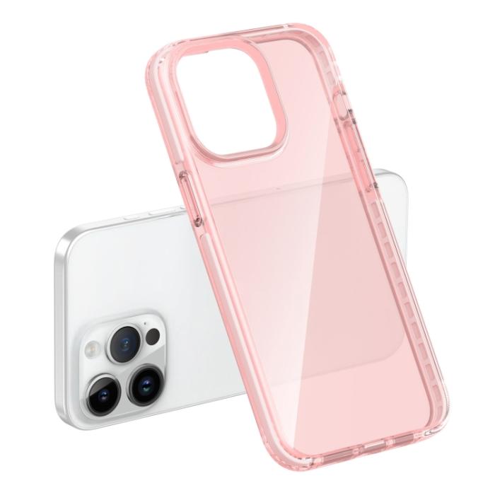 Bild 6,  iPhone 15 Pro Skal Hybrid Dual-Color Rosa