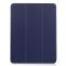  iPad Air 2026-2020 Fodral Tri-Fold Litchi Mörk Blå