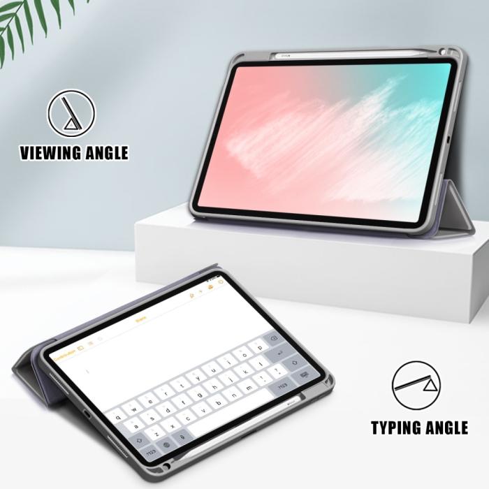 Bild 5,  iPad Air 2026-2020 Fodral Tri-Fold Grå