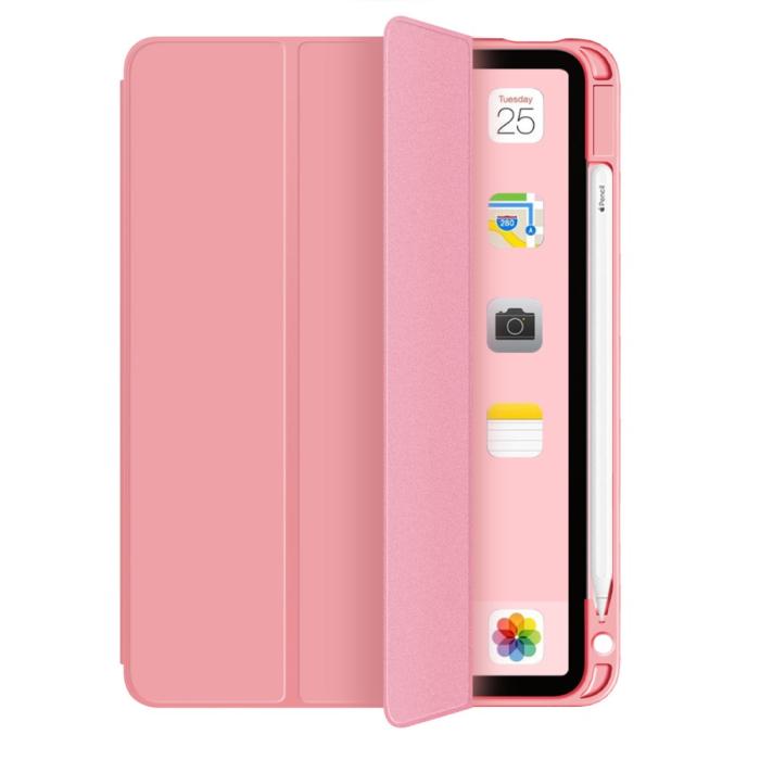 Bild 4,  iPad Air 2026-2020 Fodral Tri-Fold Ljus Rosa