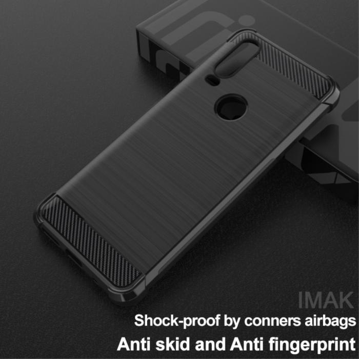 Bild 4, IMAK Motorola One Action - IMAK Vega Airbag TPU Skal - Svart