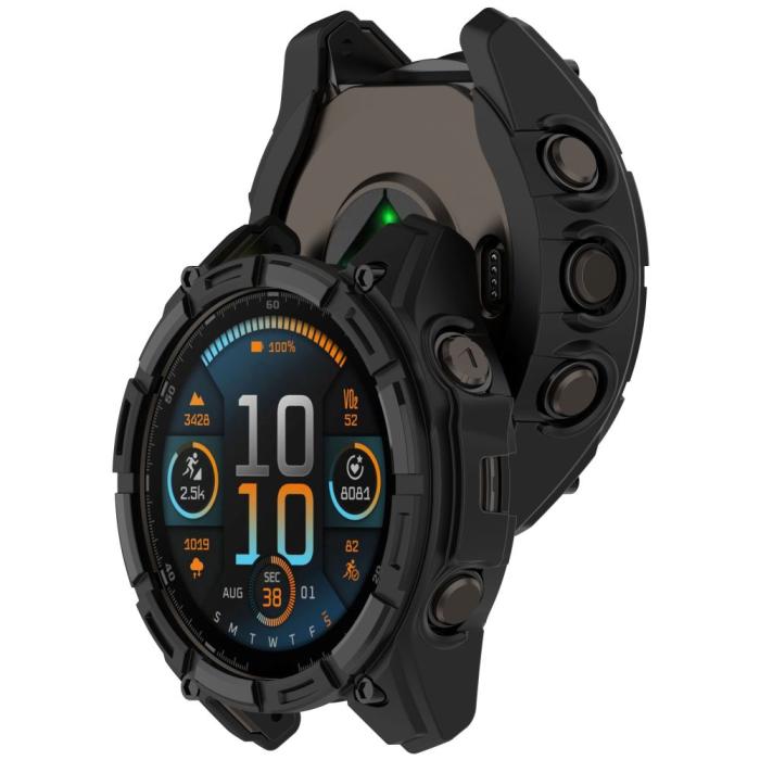 Bild 3, Tech-Protect Tech-Protect Garmin Fenix 8 51 mm Skal Defense Air Svart