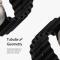 DUX DUCIS DUX DUCIS Apple Watch 38/40/41/42 mm mm Armband Wave Design Svart