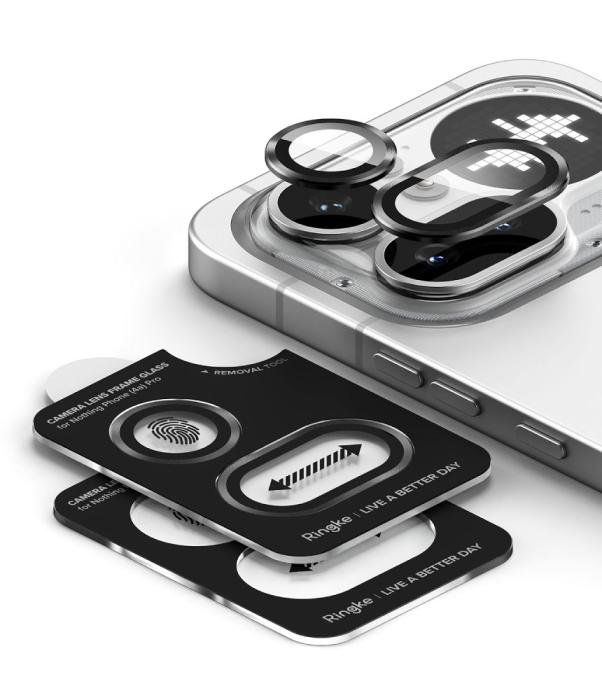 Bild 4, Ringke Ringke Nothing Phone 4a Pro 2-PACK Linssydd Svart