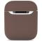 holdit holdit AirPods 1/2 Skal Silikon Nygård Dark Brown