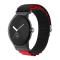 Google Pixel Watch / Watch 2 Armband Nylon Pro Svart/Röd