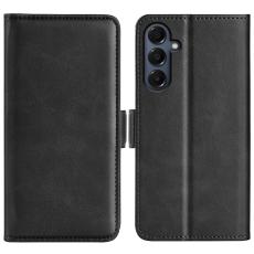  Samsung Galaxy A07 Fodral L&auml;der Svart