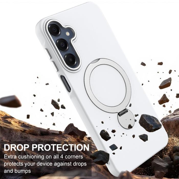 Bild 4,  Samsung Galaxy A16 Skal MagSafe Kickstand Hybrid Vit