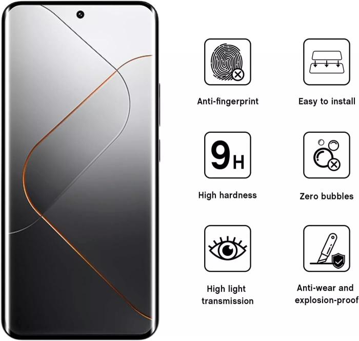 Bild 2,  2-Pack Xiaomi 13T/13T Pro Skärmskydd Härdat Glas