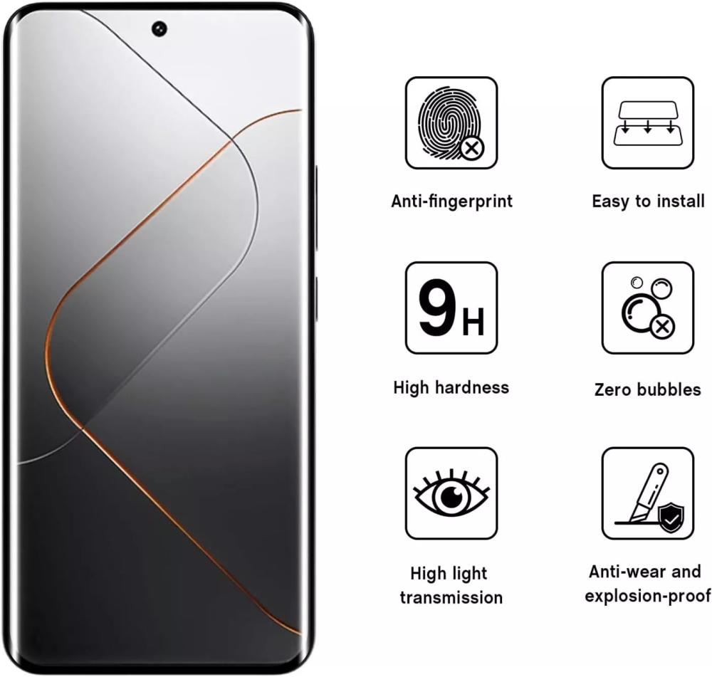  2-Pack Xiaomi 14T Skärmskydd Härdat Glas