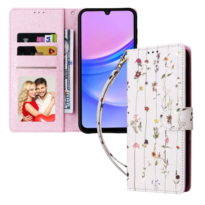 Bild 5,  Samsung Galaxy A16 Fodral RFID Små Blommor