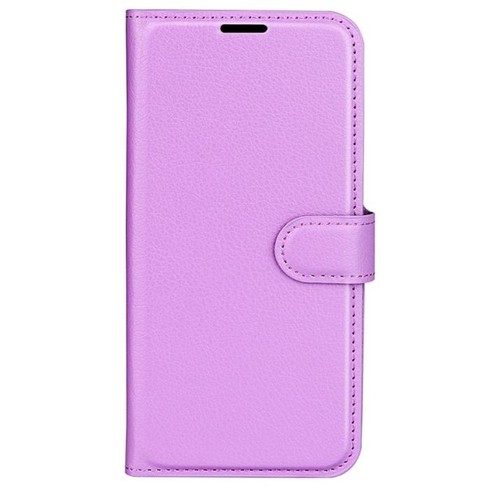 Bild 5,  Samsung Galaxy S24 Ultra Fodral Läder Litchi Lila