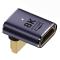  8K 60Hz 90° Uppvinkel HDMI Hane - HDMI 2.1 Hona Adapter Blå