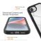  iPhone 17e / 16e Skal 360 Hybrid Defense Svart