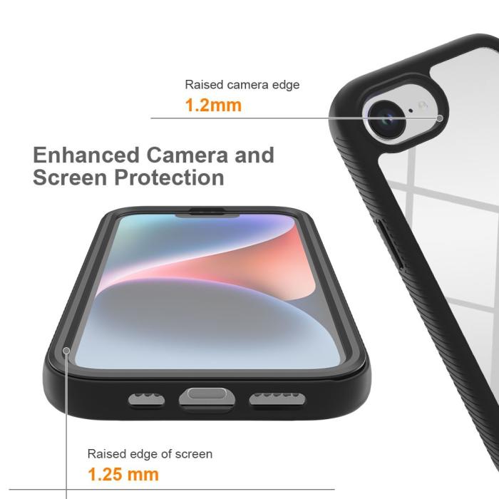 Bild 3,  iPhone 17e / 16e Skal 360 Hybrid Defense Svart