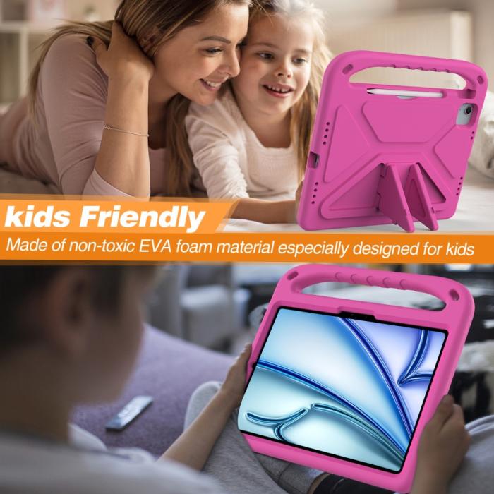 Bild 4,  iPad Pro 11 2025/2024/Air 11 2026-2024 Skal EVA Kickstand Rosa