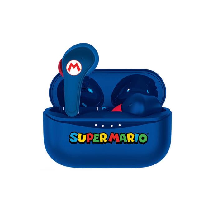 Bild 4, OTL Super Mario Hörlur In-Ear TWS Bluetooth Blå