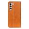  Samsung Galaxy S22 Plus Fodral Flip Split Läder Brun