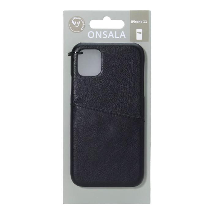 Bild 2, Onsala ONSALA iPhone 11 Skal Kortfack Svart