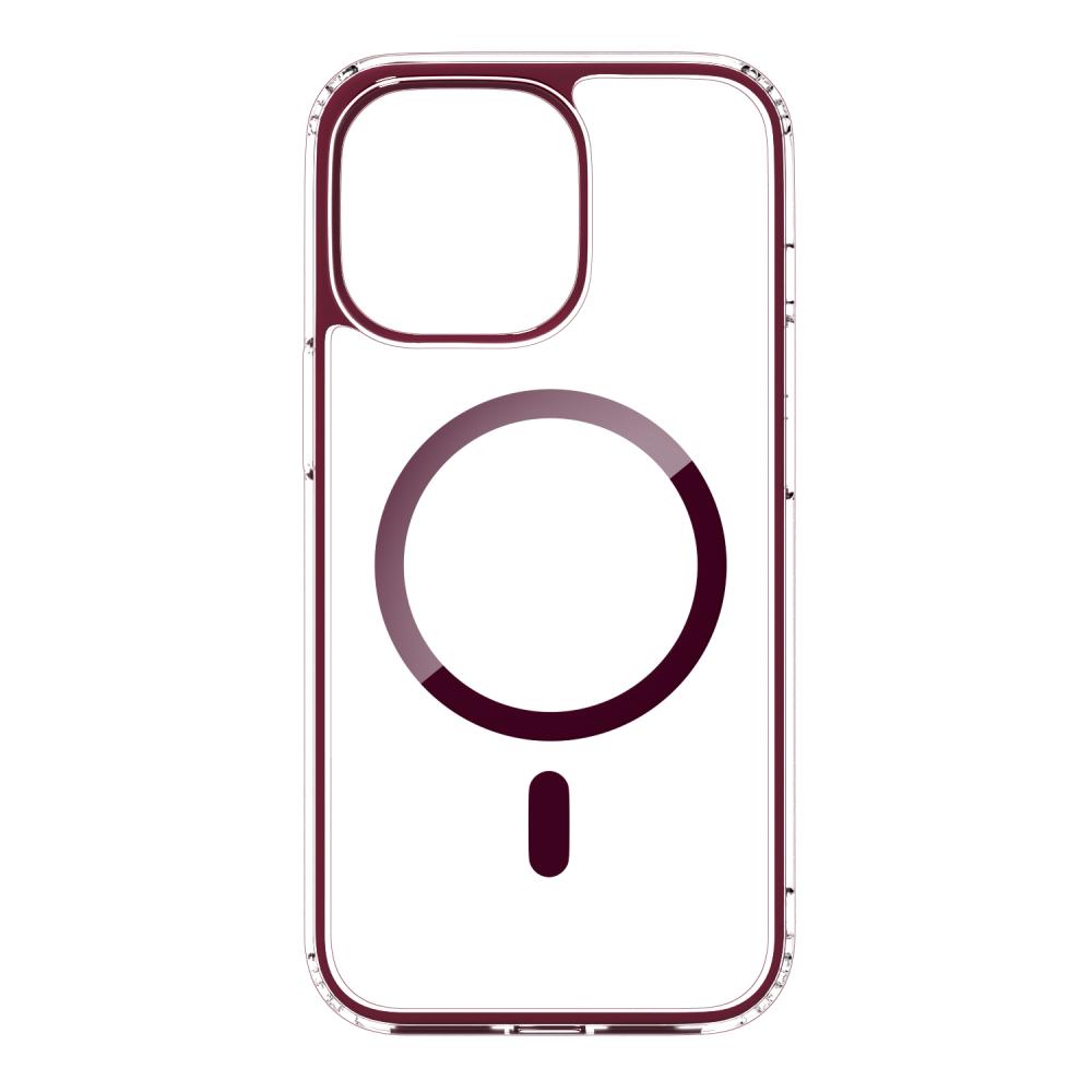 ColorPop ColorPop iPhone 13 Pro Skal CH MagSafe Transparent/Röd