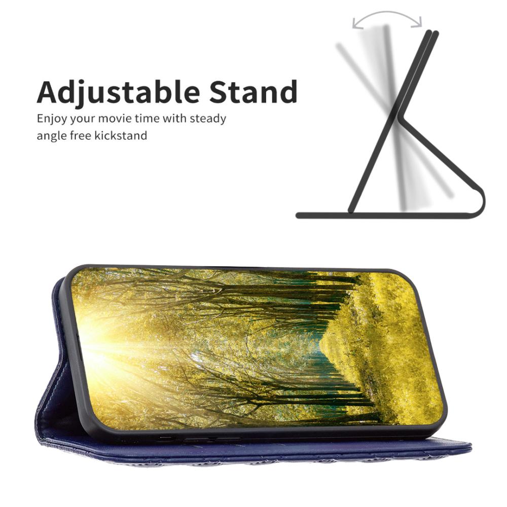 BINFEN BINFEN iPhone Air Fodral Diamond Flip Läder Blå