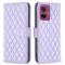  Motorola Moto G55 5G Fodral Diamond Läder Lila