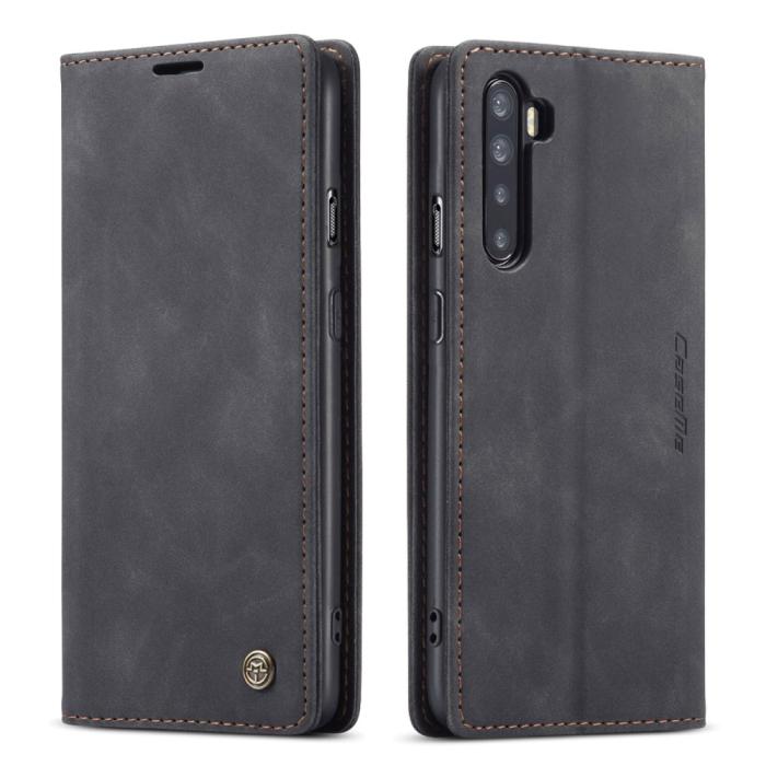 Bild 2, CASEME OnePlus Nord - CASEME Vintage Fodral - Svart