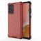  Samsung Galaxy A72 - Armor Honeycomb Textur Skal - Röd