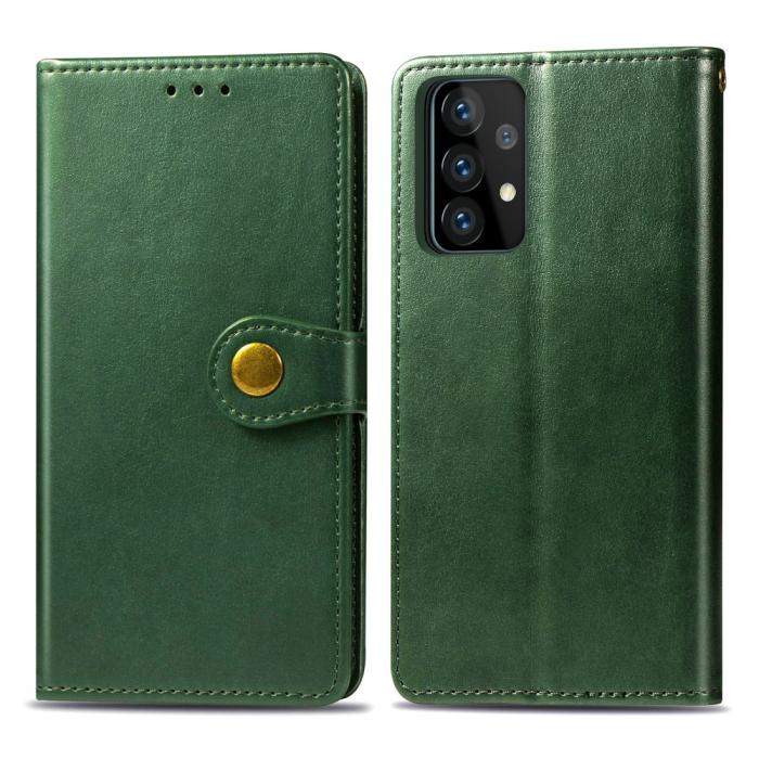 Bild 2,  Samsung Galaxy A72 - Solid Plånboksfodral - Grön