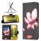  iPhone 16 Plus Fodral Med Tryck Rosa Blomma