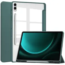  Galaxy Tab S9 FE Plus Fodral Hybrid Pennh&aring;llare Gr