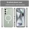  Samsung Galaxy S24 FE Skal MagSafe Slim Matt Vit