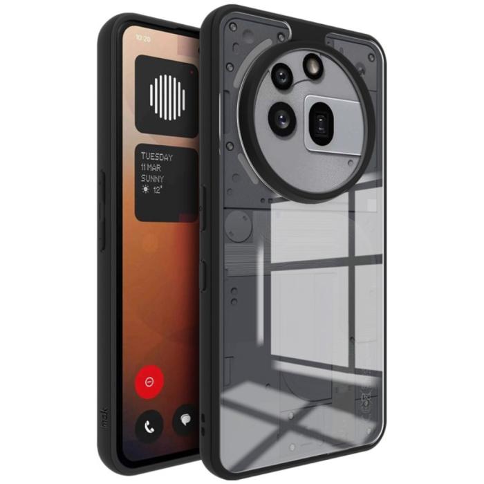 Bild 2, IMAK IMAK Nothing Phone 3a Pro Skal Hybrid Transparent/Svart
