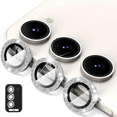 ENKAY ENKAY Samsung Galaxy S25 Linsskydd Glitter Silver