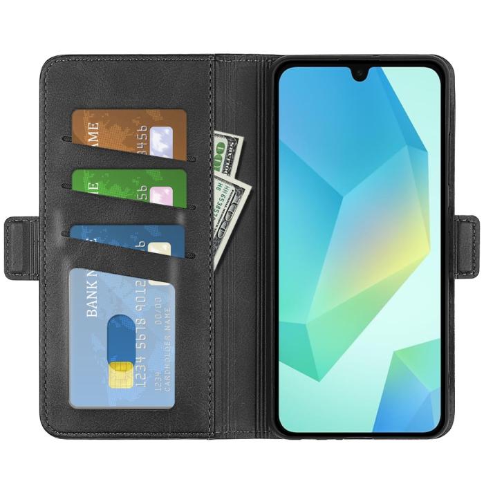 Bild 5,  Samsung Galaxy A07 Fodral Läder Svart
