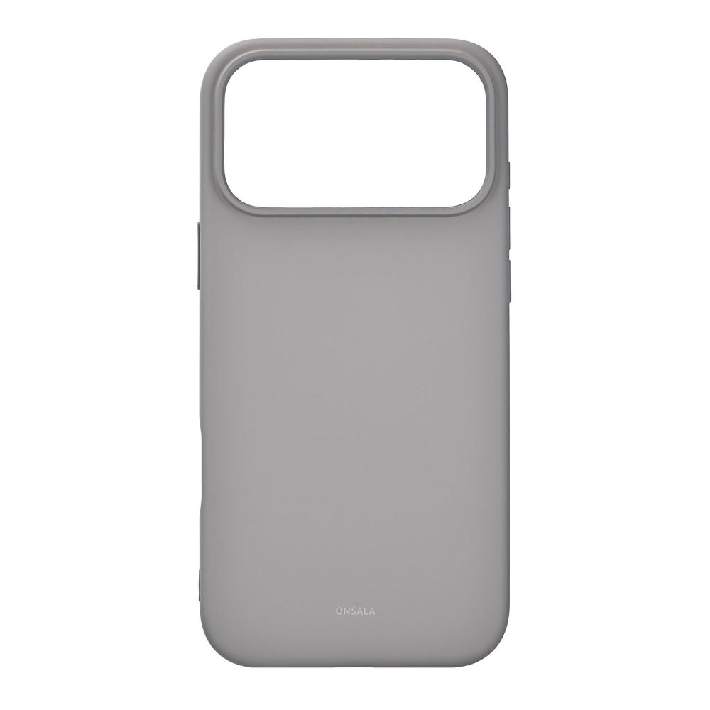 Onsala Onsala iPhone 17 Pro Max Mobilskal Med Silikonkänsla Concrete