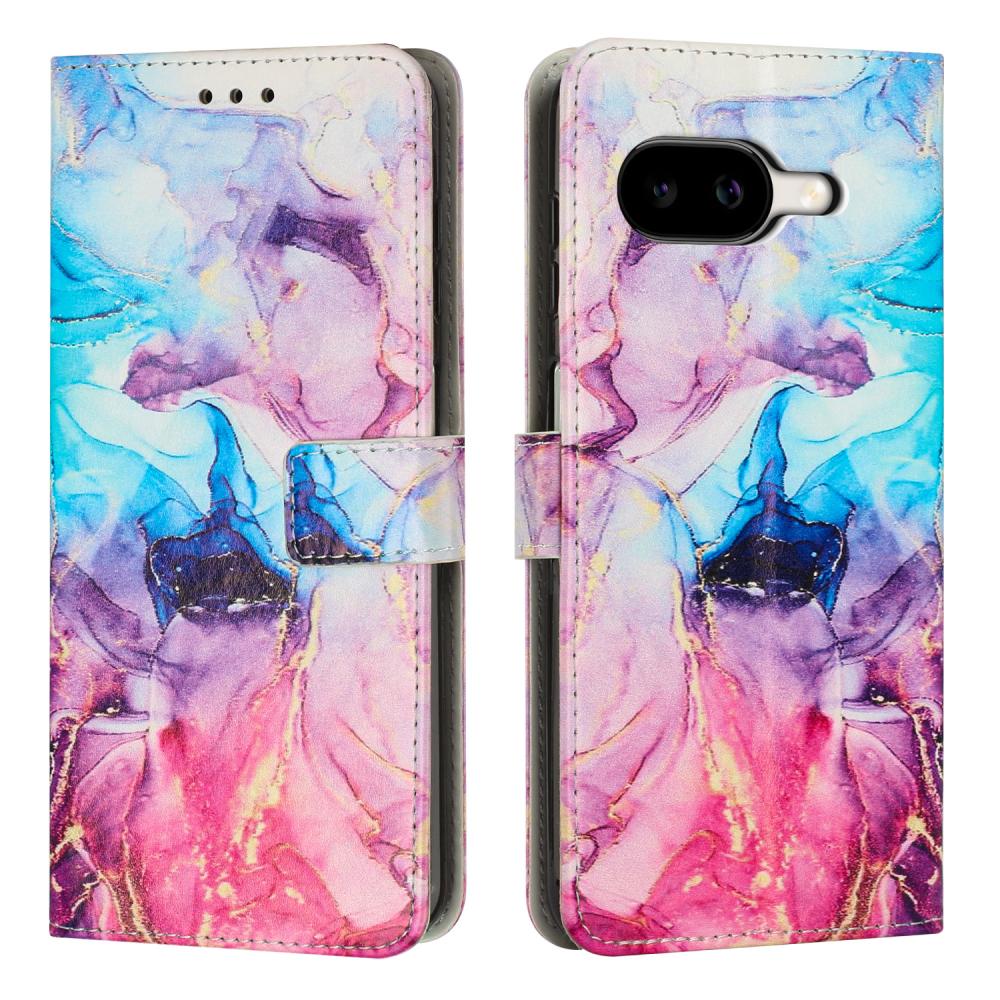  Google Pixel 10a Fodral Marmor Rosa / Lila