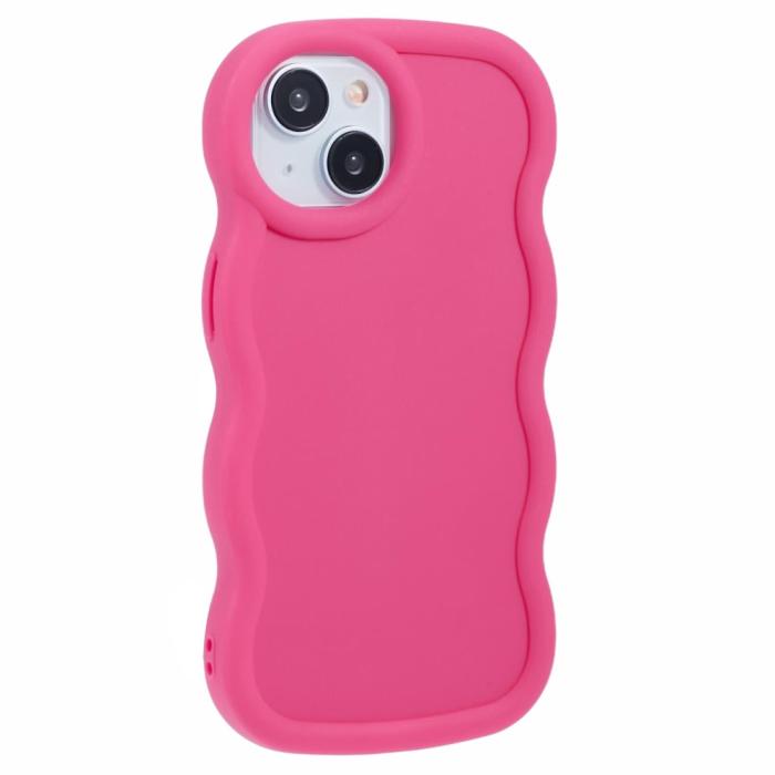 Bild 3,  iPhone 15 Mobilskal Wavy Rosa