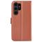  Samsung Galaxy S24 Ultra Fodral Läder Litchi Brun